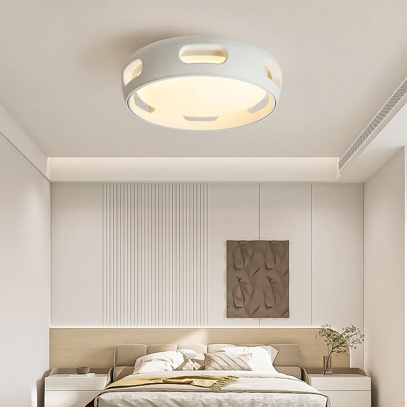 Nordic Round LED Semi-Flush Mount Ceiling Light